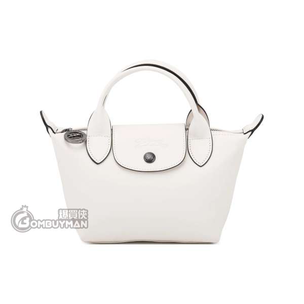 LONGCHAMP #L1500987037 Le Pliage Xtra 手提包 XS 牛皮 (亞麻色)