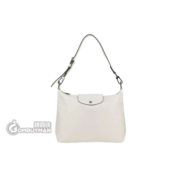 LONGCHAMP #10189987037 Le Pliage Xtra M 單肩包 牛皮 (米白色)