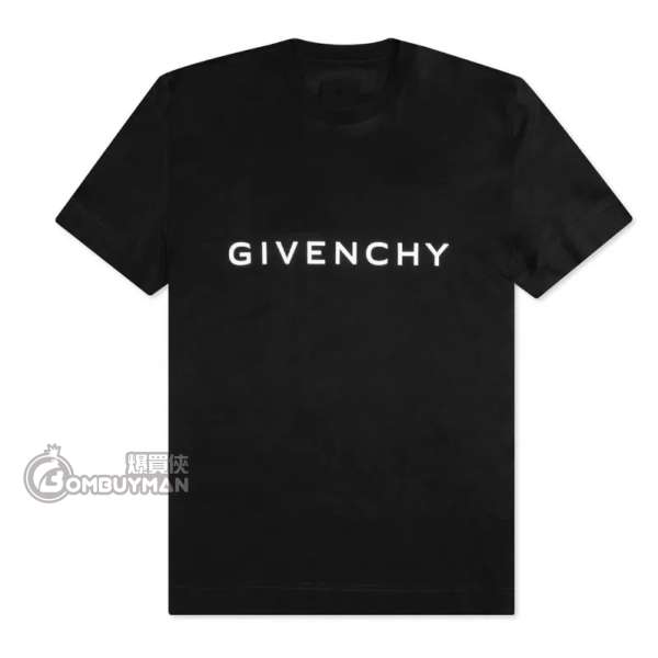 Givenchy #BM716G3YAC100 XS 修身T恤 男款 黑色
