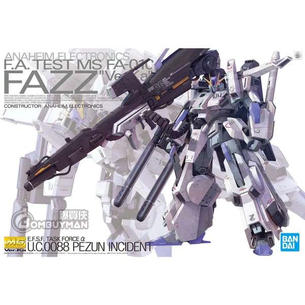 ロボット MG1/100 FAZZ Ver.Ka Buy BANDAI - MG 1/100 FAZZ Ver.Ka - BOMBUYMAN