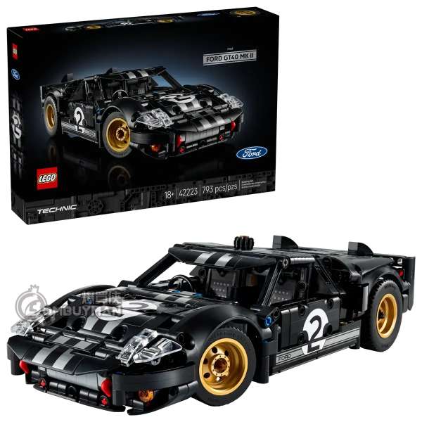 LEGO 42223 1966 Ford GT40 MKII 賽車 (Technic)