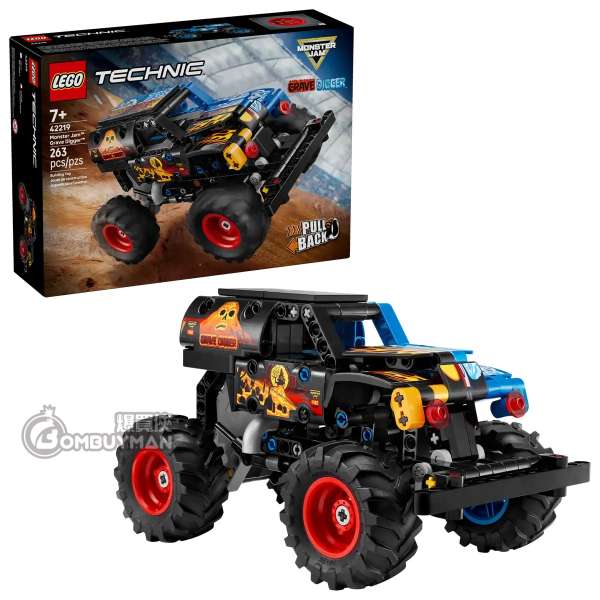 LEGO 42219 Monster Jam™ Grave Digger™ Fire and Ice 火與冰 (Technic)