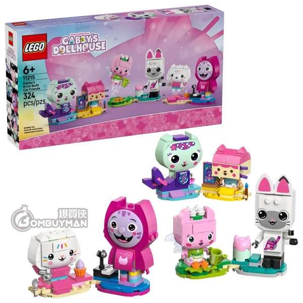 LEGO 11215 Gabby's Brick-Built Cat Friends (Gabby's Dollhouse)