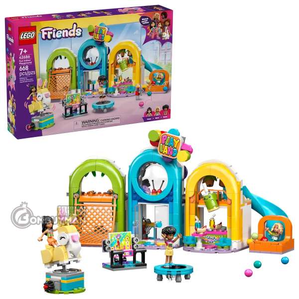 LEGO 42686 Fun Indoor Playground 歡樂室內遊樂場 (Friends)