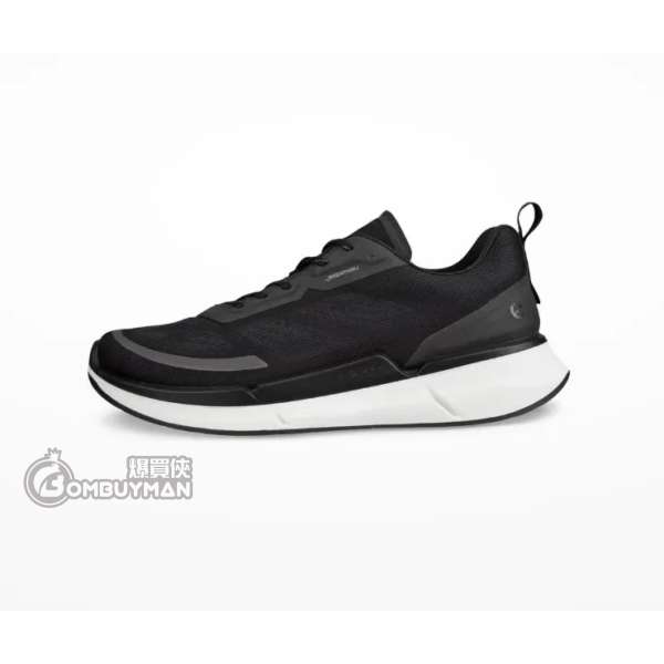 ECCO#83075400001 EU44 Biom 2.2 breathru 時尚圓頭 低幫 生活休閑鞋 男款 黑色