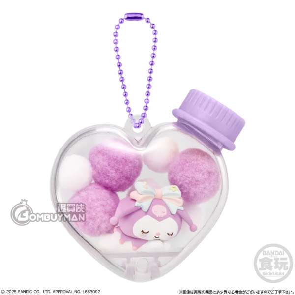 SANRIO 角色 心形盒子甜夢公仔 (KUROMI)