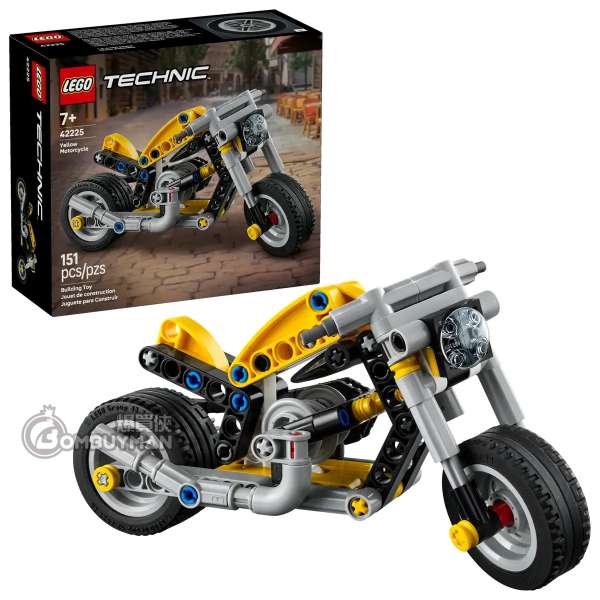 LEGO 42225 Yellow Motorcycle 黃色電單車 (Technic)