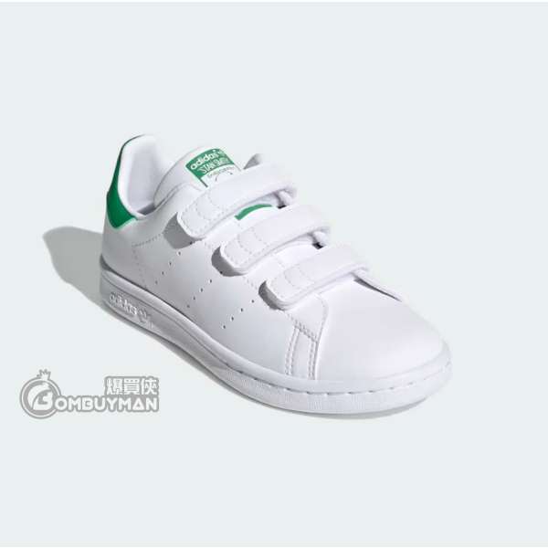 Adidas #FX7534 STAN SMITH 白綠色 中小童(UK 1)