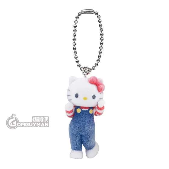 SANRIO 角色 迷你版長腿公仔扭蛋吊飾 (Hello Kitty)