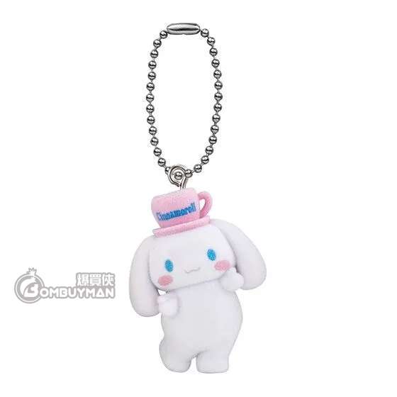 SANRIO 角色 迷你版長腿公仔扭蛋吊飾 (肉桂狗Cinnamoroll)