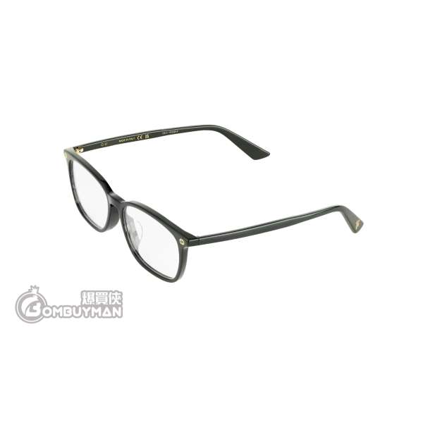 GUCCI# GG0156OA-001 時尚黑色方框眼鏡框 方形 光學鏡架