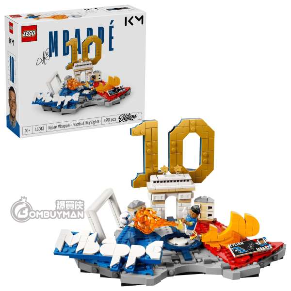 LEGO 43013 Kylian Mbappé – Football Highlights 麥巴比 足壇焦點 (Editions)