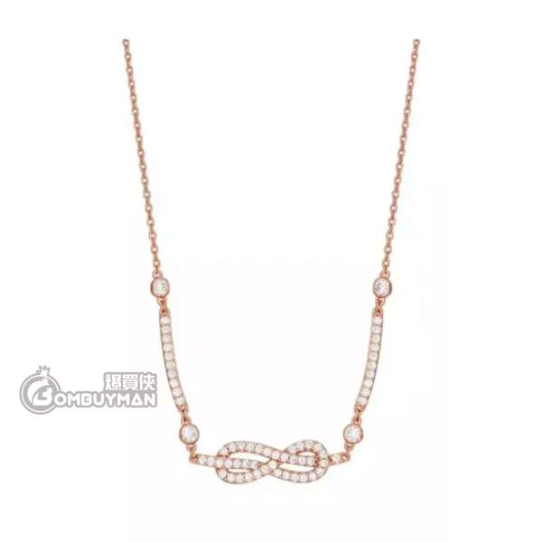 Emporio Armani EGS3108221 鍍玫瑰金色銅製閃石女士項鏈