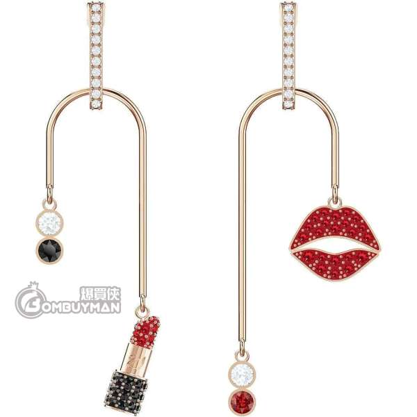 Swarovski 施華洛世奇 5447857 Mine 水晶唇膏红唇耳環