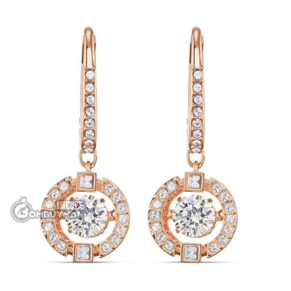 Swarovski 施華洛世奇 Sparking Dance 瑰金色耳環 5604199