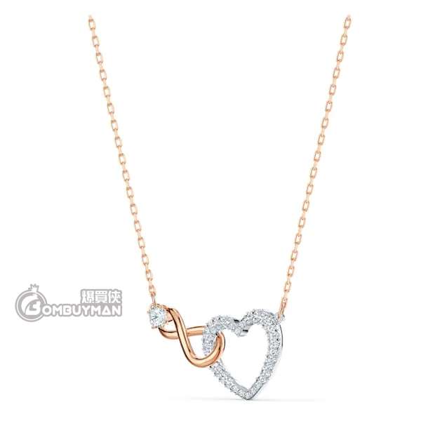 Swarovski Hyperbola necklace Infinity and heart 5604531