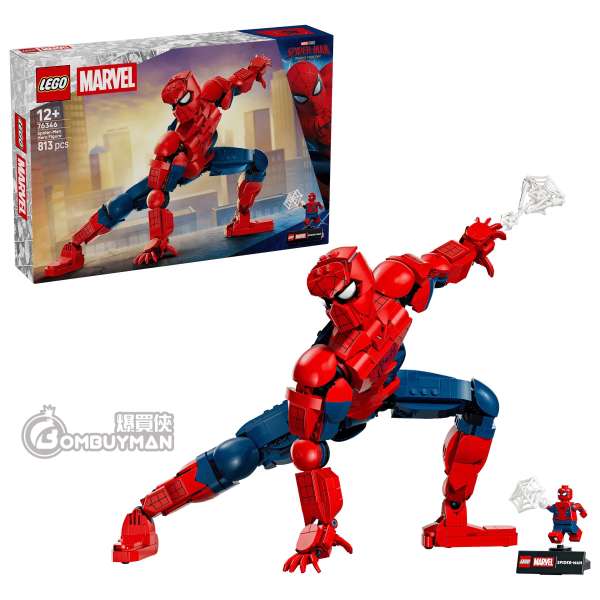 LEGO 76346 Spider-Man Hero Figure 蜘蛛俠英雄玩偶 (Spiderman 蜘蛛俠,Marvel 漫威)