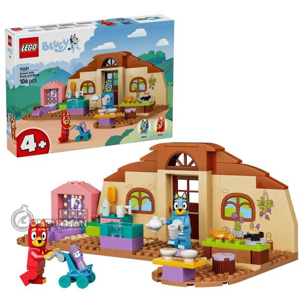 LEGO 11221 School with Rusty and Bluey (Bluey)