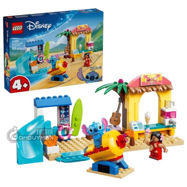 LEGO 43280 Beach Fun with Lilo & Stitch 與莉蘿和史迪奇樂遊海灘 (Disney 迪士尼)