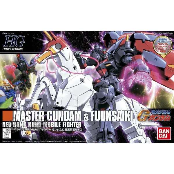 BANDAI - HGFC 1/144 盟主高達& 風雲再起