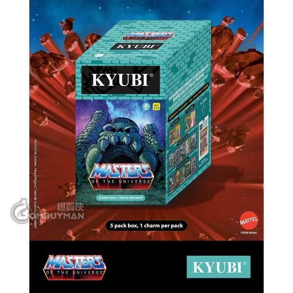 KYUBI 金屬收藏掛飾盲盒第10彈-《太空超人》(原盒5款不重複)
