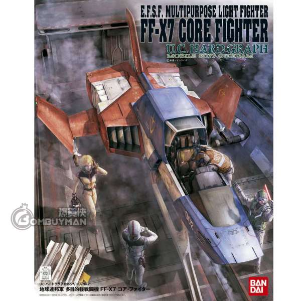 BANDAI - HGUC 1/35 地球連邦軍多用途輕戰機 FF-X7 核戰機
