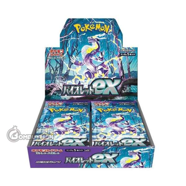 Pokémon 日版 寶可夢集換式卡牌遊戲 朱&紫 擴充包 紫ex SV1V (原盒30包)
