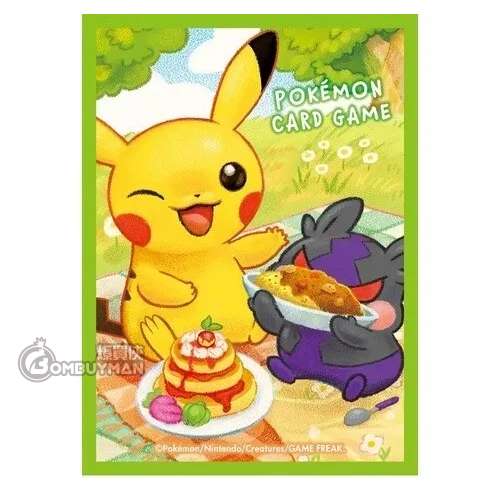 Pokémon 寶可夢造型卡套 皮卡丘&莫魯貝可 (64 Sleeves)