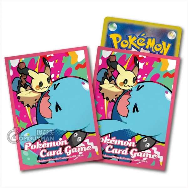 Pokémon 寶可夢造型卡套 謎擬Q與果然翁 (64 Sleeves)