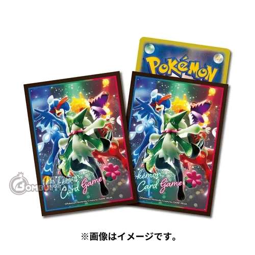 Pokémon 寶可夢造型卡套 魔幻假面喵、骨紋巨聲鱷與狂歡浪舞鴨 (64 Sleeves)