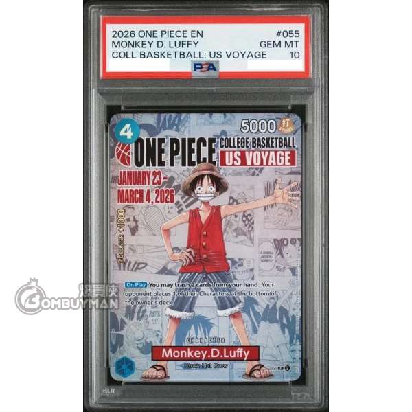 Preorder ONE PIECE 英文版[PSA 10] Monkey.D.Luffy ONE PIECE COLLEGE