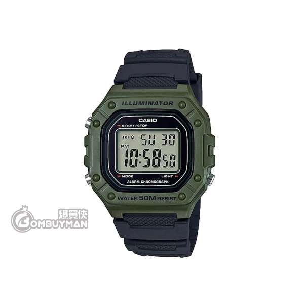 CASIO Illuminator #W-218H-3A