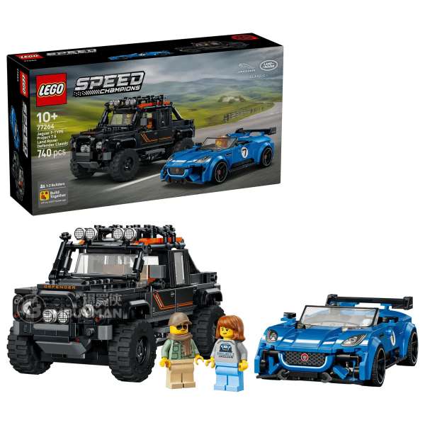 LEGO 77264 Jaguar Project 7 & Land Rover Defender (Speed Champions)