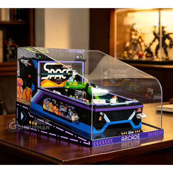 Light Your Bricks 11374 Arcade Pinball Machine 彈珠台 一體式專用展示盒 (不包含LEGO)