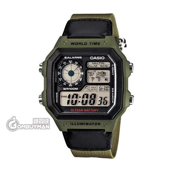CASIO General #AE-1200WHB-3B