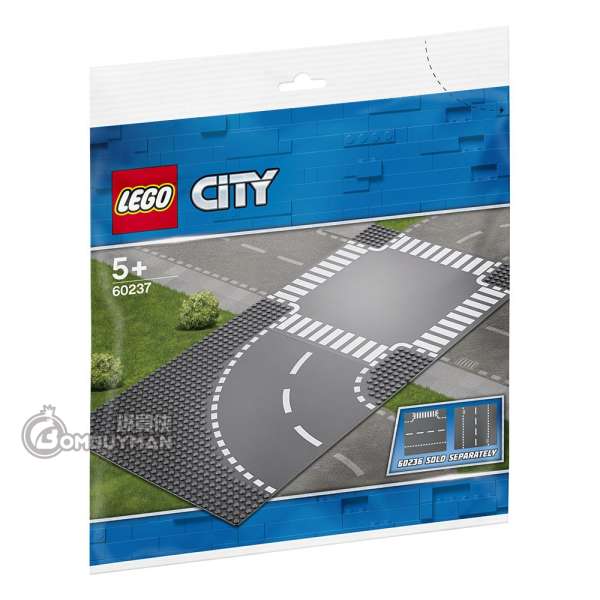 LEGO 60237 Curve and Crossroad 彎曲和十字路口 (City)