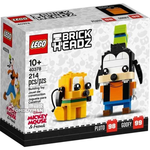 LEGO 40378 Goofy & Pluto 高飛與布魯圖 (BrickHeadz)