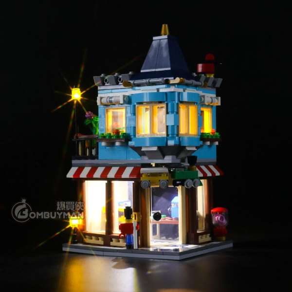 BriksMax LEGO 31105 Townhouse Toy Store 城鎮玩具店 燈光組件 (不包含LEGO)
