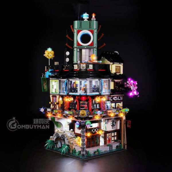 BriksMax LEGO 70620 Ninjago City 燈光組件 (不包含LEGO)