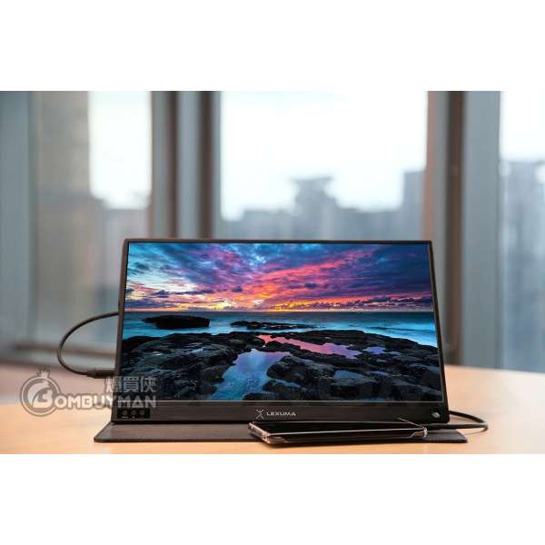 LEXUMA XSCREEN 15.6寸IPS超薄便携高清觸屏顯示器 (備有内置電池)