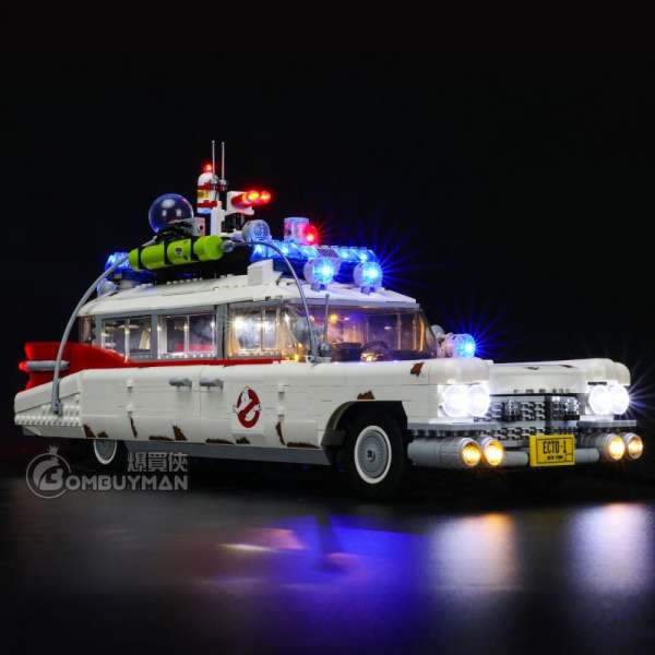 Briksmax LEGO 10274 Ghostbusters Ecto-1 捉鬼敢死隊捉鬼車 專用燈光組件 (不包含LEGO)