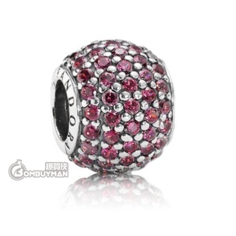 Pandora - CHARMS - Red Pavé Ball Charm #791051CZR