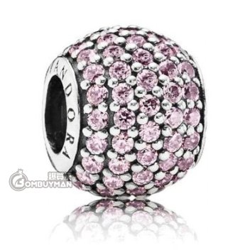 Pandora - CHARMS - Pink Pavé Ball Charm #791051PCZ
