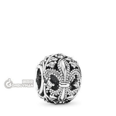 Pandora - CHARMS - Fleur De Lis Openwork Charm #791378CZ