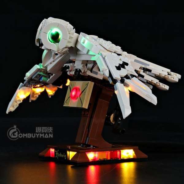 Briksmax LEGO 75979 Hedwig 嘿美 專用燈光組件 (不包含LEGO)