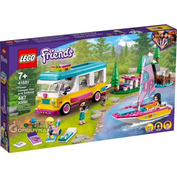 LEGO 41681 Forest Camper Van and Sailboat 森林露營車和帆船 (Friends)
