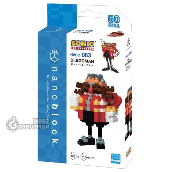 nanoblock NBCC_083 Dr. EGGMAN:蛋頭博士 (SONIC THE HEDGEHOG 超音鼠系列)
