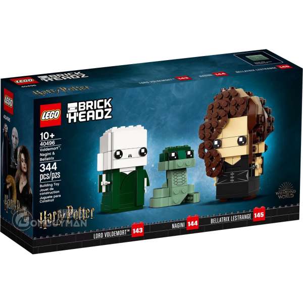 LEGO 40496 Voldemort™, Nagini & Bellatrix (Harry Potter 哈利波特,Brickheadz)