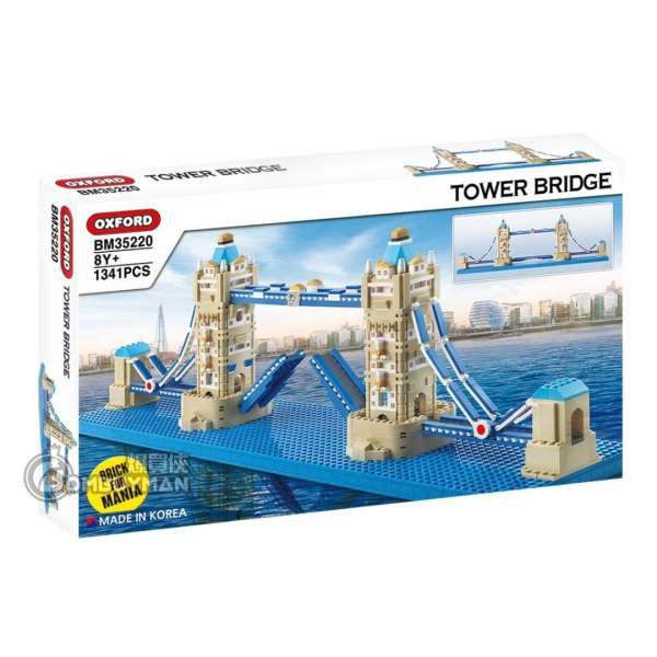 Oxford Blocks BM35220 London Tower Bridge (Brick for Mania)